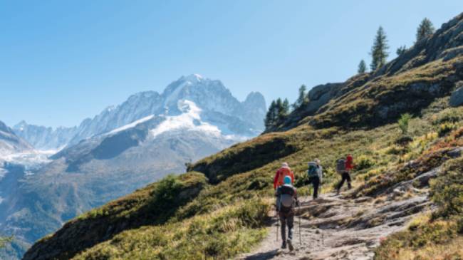 Hiking to Lac Blanc in France