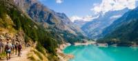 Exploring Moulin Lake on the Aosta Alta Via 1 Guided Walk
