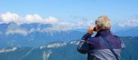 Capturing the alpine views