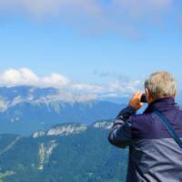 Capturing the alpine views