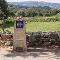 Follow the Camino signs to Santiago de Compostela