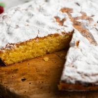 Tarta de Santiago is an iconic dessert of the Camino