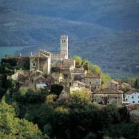 The Istrian hilltop village of Završje