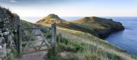 Scenery along the South West Coast Path in England