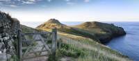 Scenery along the South West Coast Path in England