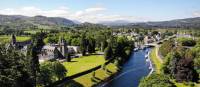 View over Fort Augustus on the Great Glen Way