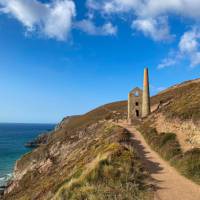 Towanroath pumping house, near St Agnes on the South West Coast Path