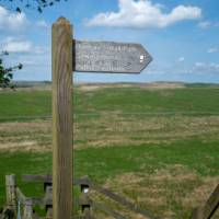 A sign directing the Hadrian's Wall Path route | Matt Sharman