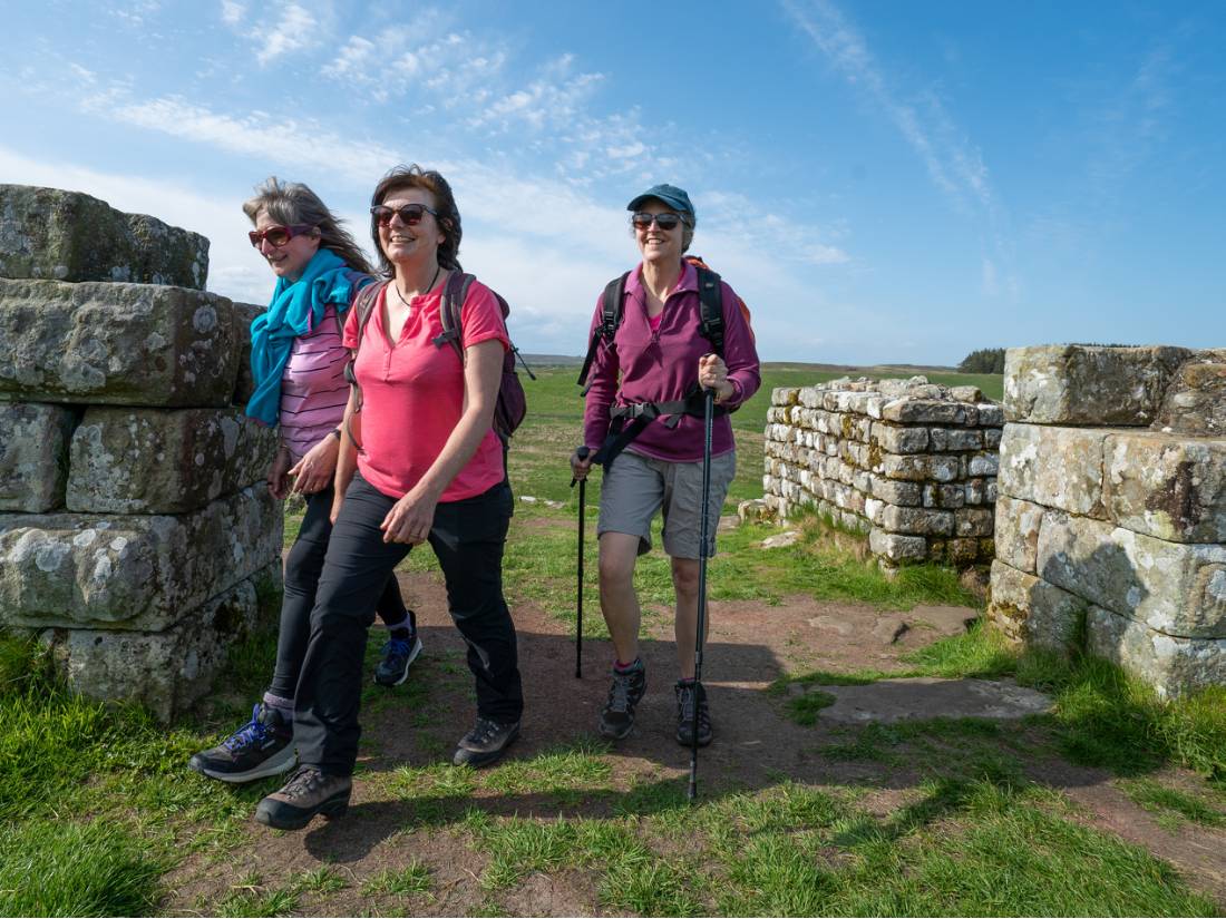 Friends hiking the Hadrian's Wall trail |  Matt Sharman