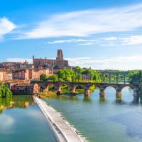 The glorious town of Albi in the Tarn region of France