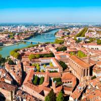 View of Toulouse in France