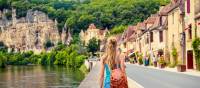 Enjoying the pretty villages of the Dordogne