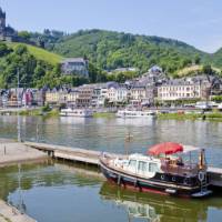 The town of Cochem on the Moselle River