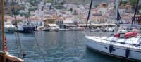 Sailing boats in the harbour of Hydra, Peloponnese Islands | Tom Panagos