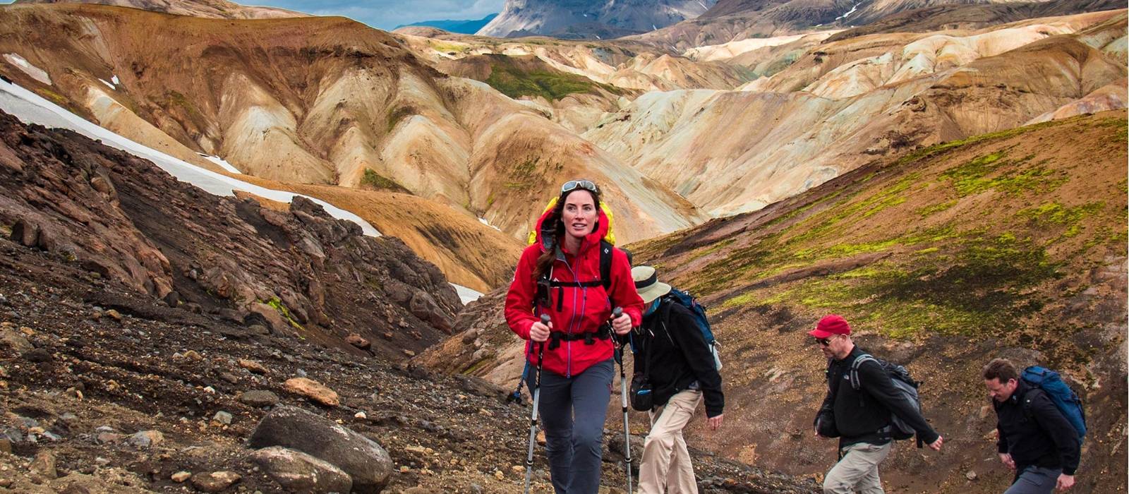 Experience the dramatic landscapes and natural beauty of the Laugavegur Trail in Iceland