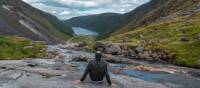 Soaking up Ireland's pretty views along the Wicklow Way