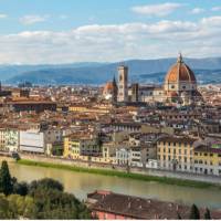 View over Florence in Italy