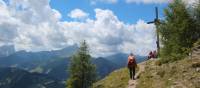 Walking the Alta Via 1 in the Dolomites