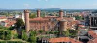 Looking out over Ivrea in Italy