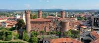 Looking out over Ivrea in Italy