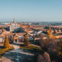 The Certosa di Pavia, a historical monumental complex in Pavia