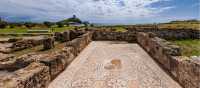 The archaeological site of Nora in Sardinia