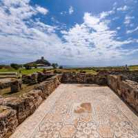 The archaeological site of Nora in Sardinia