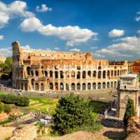 The iconic Colosseum in Rome