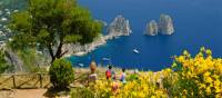 Island views from Capri on the Amalfi Coast