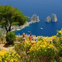 Island views from Capri on the Amalfi Coast