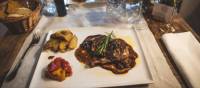 A tasty meal is part of the experience on the Via Francigena | Tim Charody