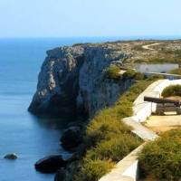 The most south west point of Europe on day 4 of the Algarve Cycle