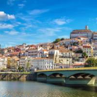 Beautiful old city of Coimbra in Portugal