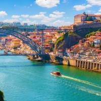 View of Porto and its famous bridge