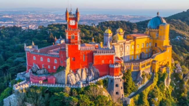 The National Palace of Pena in Portugal