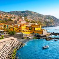 The town of Funchal on Madeira Island