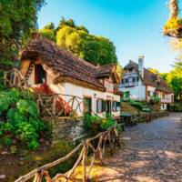 Traditional houses in Madeira