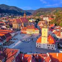 The charming city of Brasov in Romania