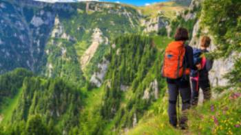 Hiking the mountain trails of Romania