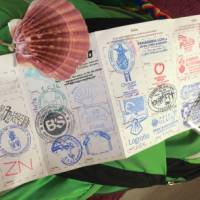 Passport stamps as we arrive in Sarria | Edwina Parsons