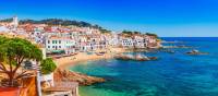 The laidback beach town of Calella de Palafrugell in Catalonia