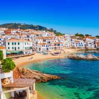 The laidback beach town of Calella de Palafrugell in Catalonia