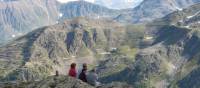 Hikers on the St Bernard pass | Kate Baker