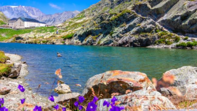 The incredible Great Saint Bernard pass