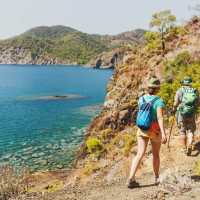 Walking the Lycian Way trail in Turkey