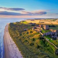 Bamburgh Castle, Northumberland Coast Path | Yin Sun Photography