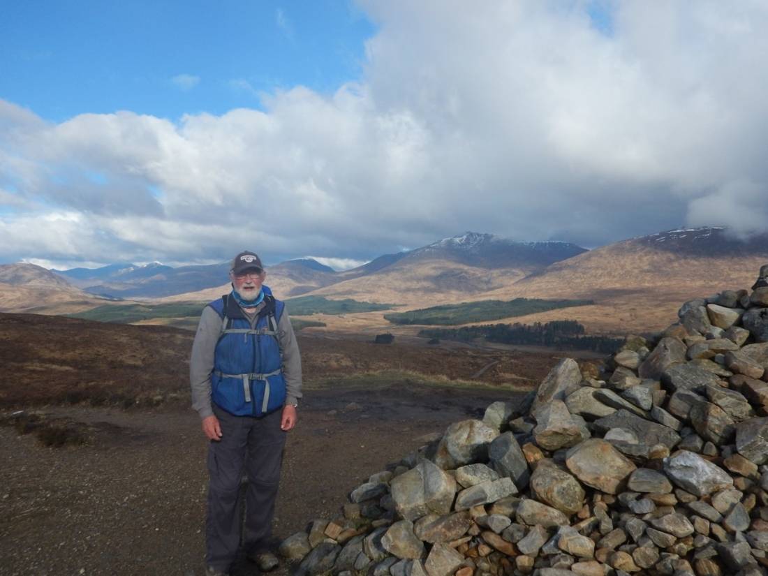 On the height of land between Bridge of Orchy and the Kings House Hotel (Day 6). |  <i>Peter Wells</i>