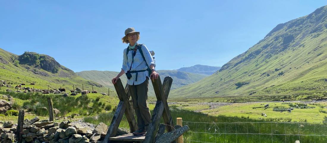 Could this be the most scenic stile on the Cumbria Way? |  C. Johnson