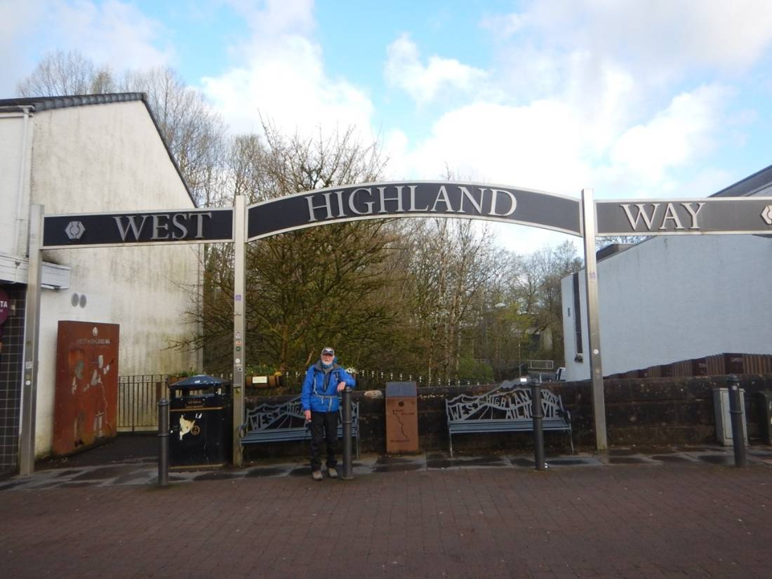 The official starting point of the WHW in the town of Milngavie, just north of Glasgow. |  <i>Peter Wells</i>