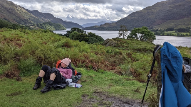 Rest stop near Loch Lomond on the West Highland Way | <i>Tom Riddle</i>
